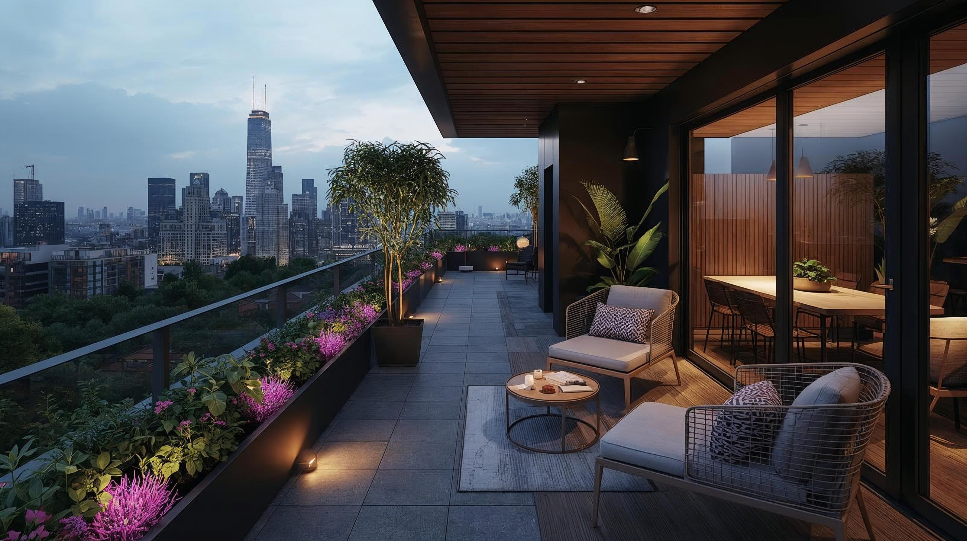 Balcony and Terrace Design Ideas for Urban Homes